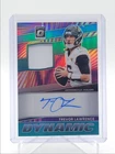 TREVOR LAWRENCE 2025 DONRUSS OPTIC DYNAMIC PATCH AUTOGRAPH AUTO /35 Q1829