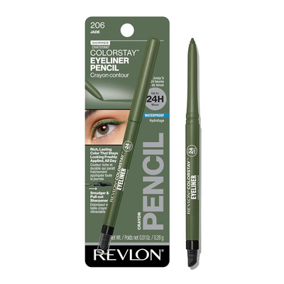 Colorstay Pencil Waterproof Eyeliner, Smudge-Proof, Eye Makeup with Built-In Sha
