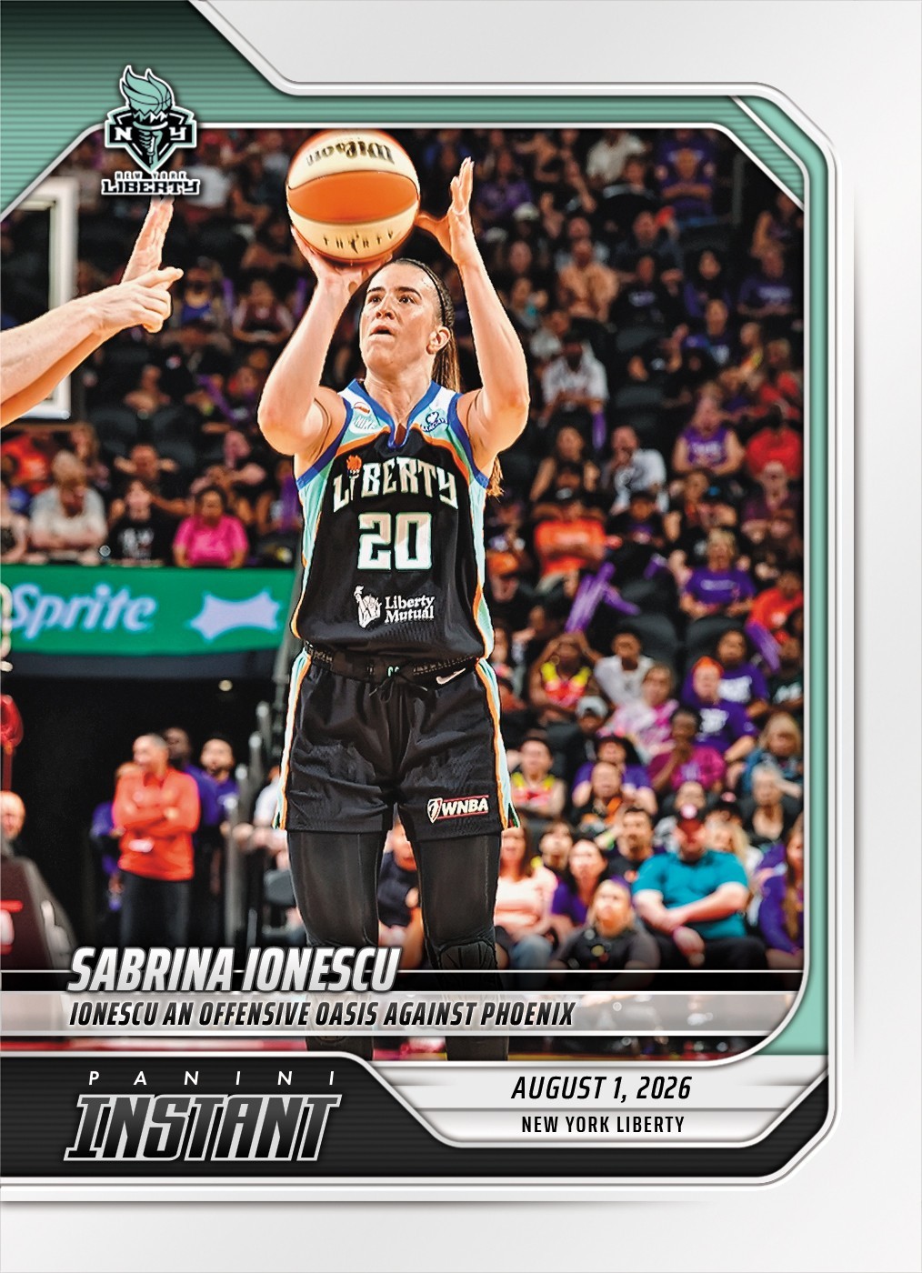 *PRESALE* 2026 Panini Instant WNBA Sabrina Ionescu #277 ~ New York Liberty