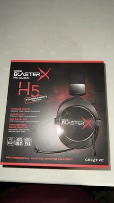 Sound BlasterX Pro-Gaming H5 Tournament Edition Headset Brand New Sealed