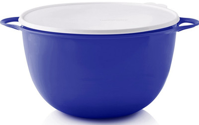 Tupperware Thatsa Bowl Jumbo LARGE 59 Cup bLUE dog food chex mix puppy chow NEW