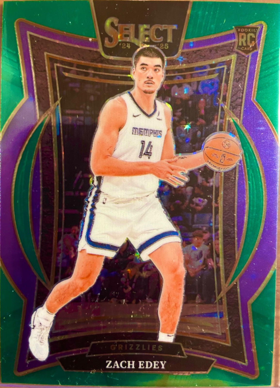 ZACH EDEY ROOKIE GREEN STARS - 2024 PANINI SELECT #98