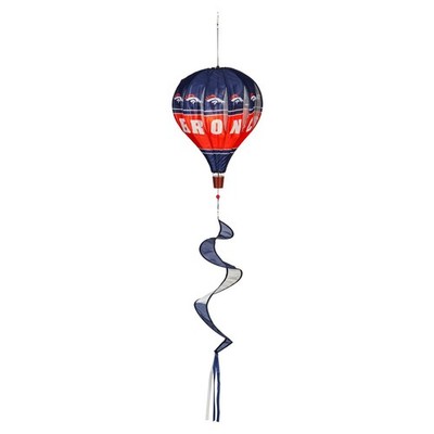 Denver Broncos Stunning 55 Inch Outdoor Balloon Wind Spinner Flag Banner, 55...