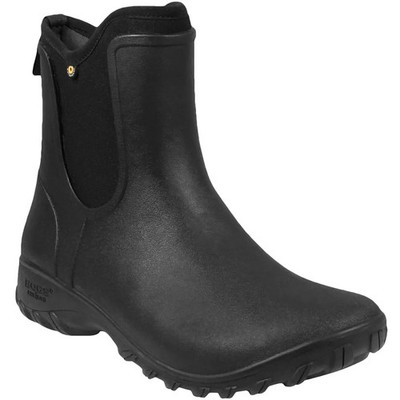 BOGS Sauvie wasserdichte Damen-Slipper Gummistiefel   schwarz UK 4