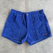 Vintage 80s 90s OP Ocean Pacific Corduroy Shorts Blue 33 Surf Skate Dogtown