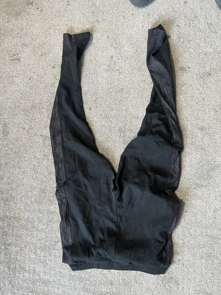 Hollister Leggings Pants Size L Black Womens Solid Large - Image 4 of 4