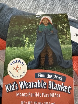New Firefly Outdoor Gear Kid s Wearable Blanket Finn The Shark