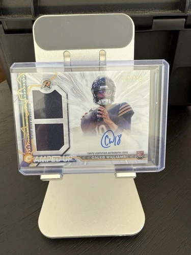 2024 Topps Resurgence - Amped Up Rookie Patch Auto Caleb Williams Refractor /125