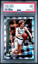 2025 TOPPS VICTORY #257 LARRY BIRD PSA 9