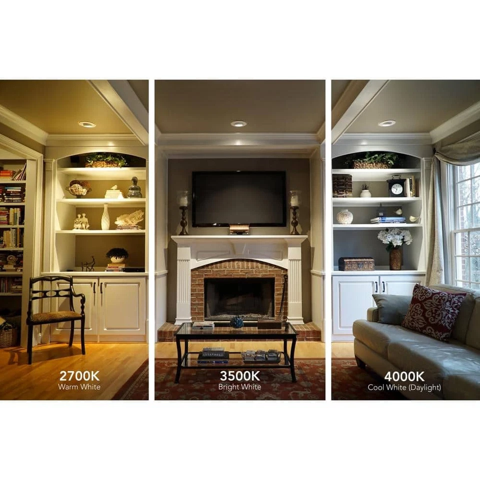 ​Lithonia OneUp 4" Kit de Luz Empotrada LED Sin Cantas 4000K Borde Deflector Blanco​ Foto 2 de 4