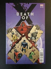 Death of X Issues #1-4 Variant Covers Full Set Marvel  X-Men