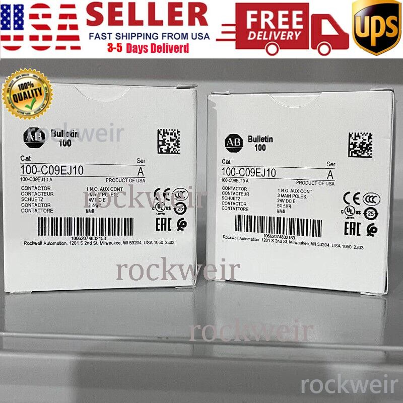100-C09EJ10 AB IEC 9 A Contactor New Sealed Fast Shipping 100C09EJ10