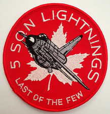 5 Squadron Electric Lightning RAF Embroidered Patch Badge - Royal Air Force