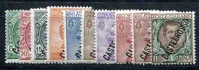 ÄGÄISCHE INSELN CASTELROSSO 1924 15-24 ** POSTFRISCH TADELLOS SASSONE 50€+(48979 - Bild 1 von 2
