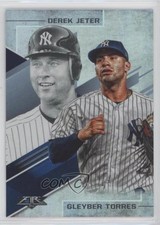 2019 Topps Fire Lasting Legacies Gleyber Torres Derek Jeter #LL-13 HOF 9ut