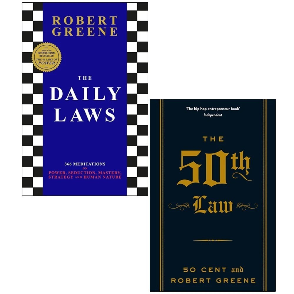 Robert Greene Collection 2 Books Set The 50th Law,Daily Laws 366 Meditations