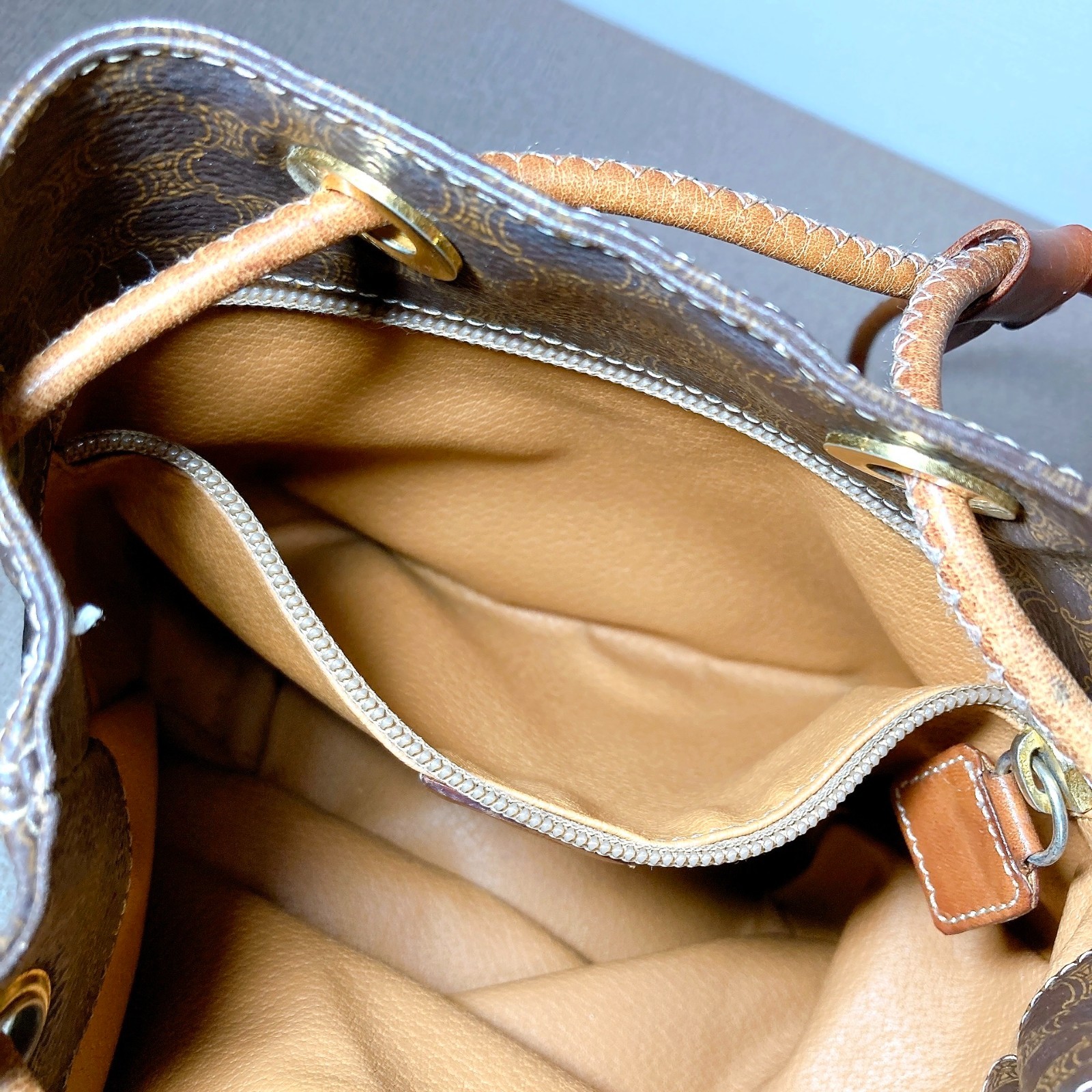 CELINE Macadam Drawstring Backpack T06 - image 14