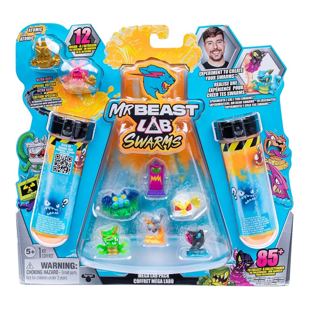 5902251500863 Фигурки из лаборатории Мистера Зверя - Swarm Mega Lab 12-пак Коби 8390₽