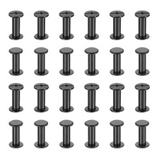 24 Sets Chicago Screws, 16mm l Galvanized Iron Chicago Screw Binding Post
