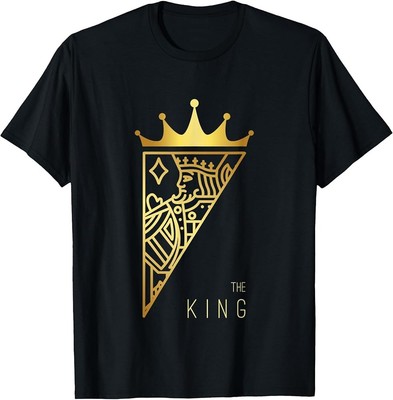 The King Card Funny Cute Couple Lover Gift T-Shirt