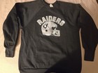 Raiders NFL Black Sweatshirt XL Oakland Los Angeles Las Vegas — photo 2