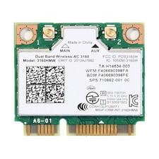 HighZer0 Electronics Wireless-AC 3160 Half Mini PCIe Network Card  433 Mbps
