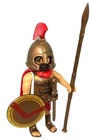 PLAYMOBIL FIGURE SPARTAN SOLDIER GREEK GREEKS SPARTANS PERSIANS THERMOPYLAE.