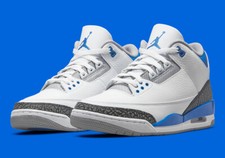 Nike Air Jordan 3 Retro Racer Azul Talla 10. Cemento blanco negro CT8532-145