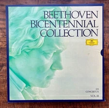 Beethoven Bicentennial Collection Concertos Vol Iii 1970 5 Lp Box Set