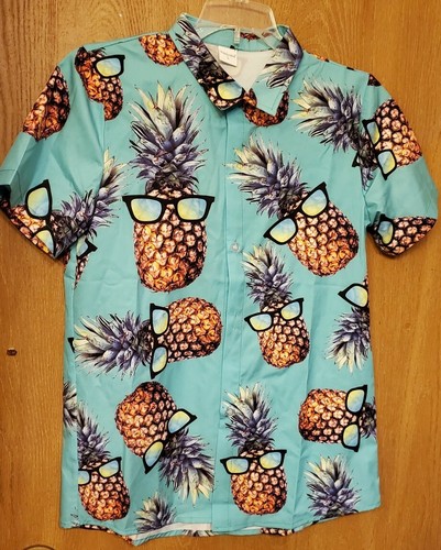 Boy's Funnycokid Hawaiian Tropical 