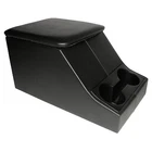 LAND ROVER DEFENDER CUBBY BOX CENTRE STORAGE BLACK XS STYLE & CUP HOLDER DA2035