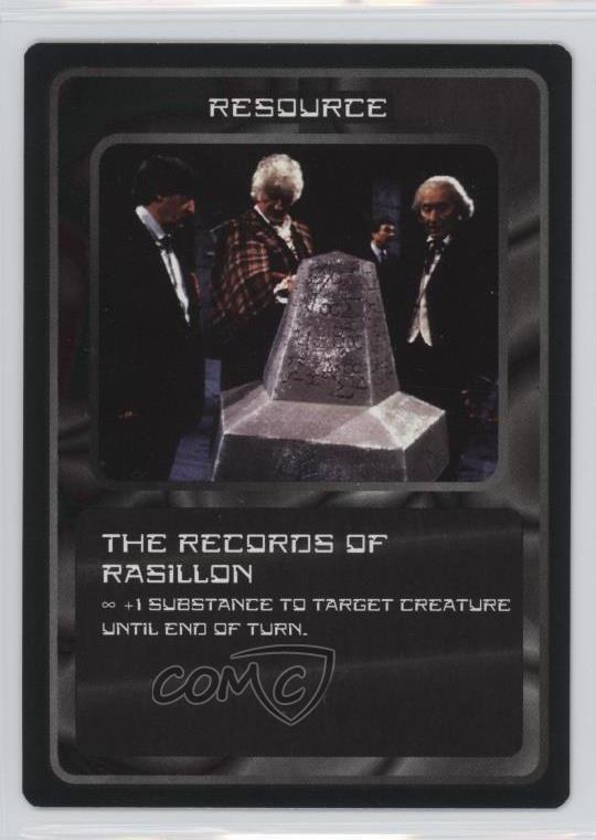 1996 Doctor Who - Collectible Card Game Resource The Record of Rasillon 2e7