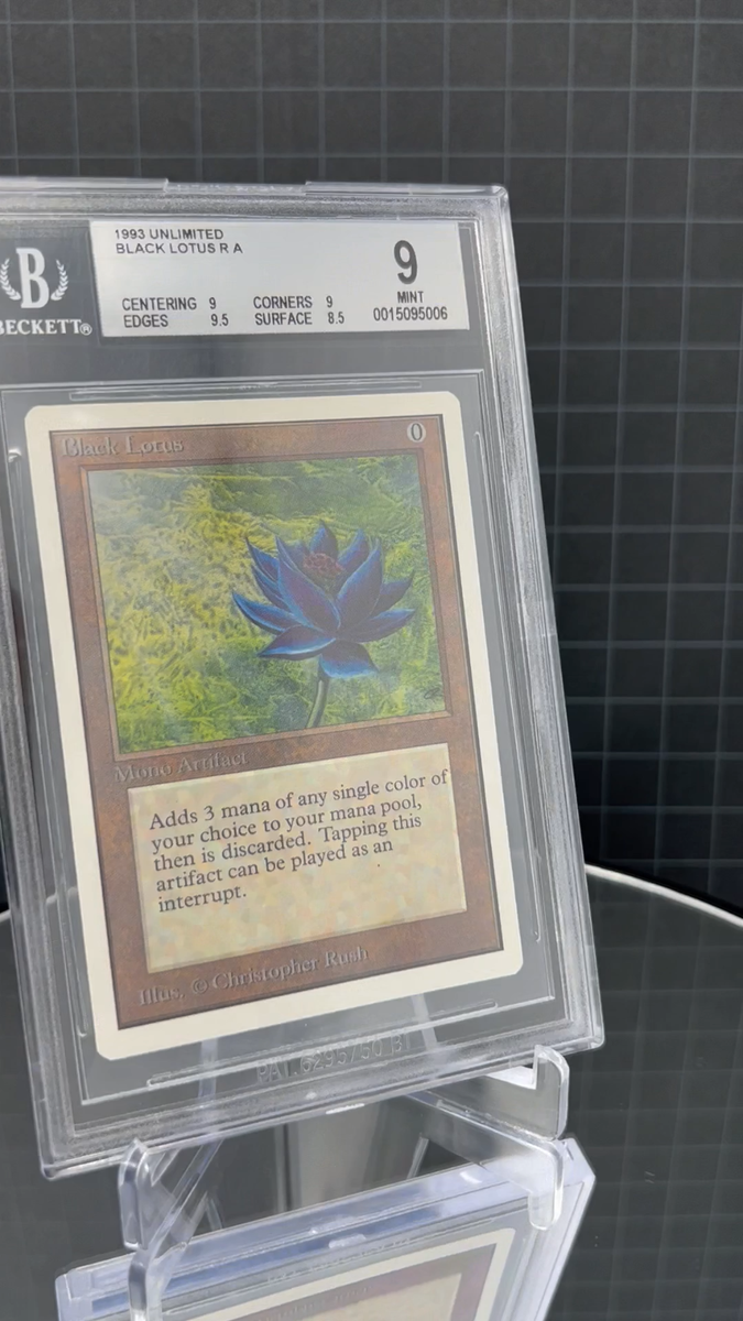 Black Lotus - Unlimited - BGS 9 - #9895, NM-Mint, English, Unlimited | eBay Black Lotus - Unlimited - BGS 9 - #9895, NM-Mint, English, Unlimited | eBay