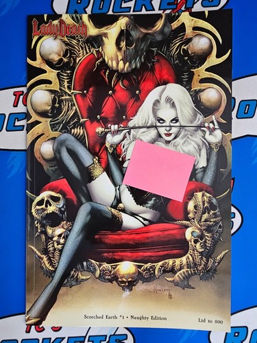 Lady Death Scorched Earth #1 Coffin Comics 2020 Kickstarter Naughty Variant - 第 1/12 張圖片