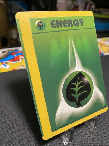 ๐โญ๏ธ๐Grass Energy - MISCUT ERROR - Base Set 1999! Off Center! (2nd One)๐โญ๏ธ๐ - Picture 3 of 11