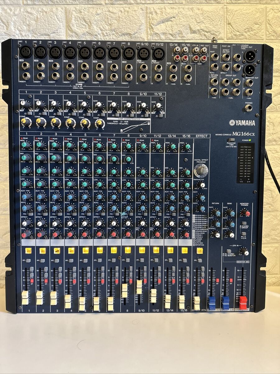 YAMAHA MG166CX USB/FX 16 Channel Mixing Console | eBay YAMAHA MG166CX USB/FX 16 Channel Mixing Console | eBay