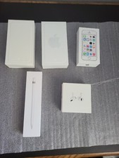 Lot 5 empty apple boxes for iPhone 2x 6Plus, 5S, Apple pencil, AirPods Pro