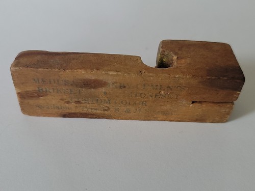 Vintage Medusa Cement Brikset Stoneset Brick Block Wood Spacer Tool - Foto 1 di 11