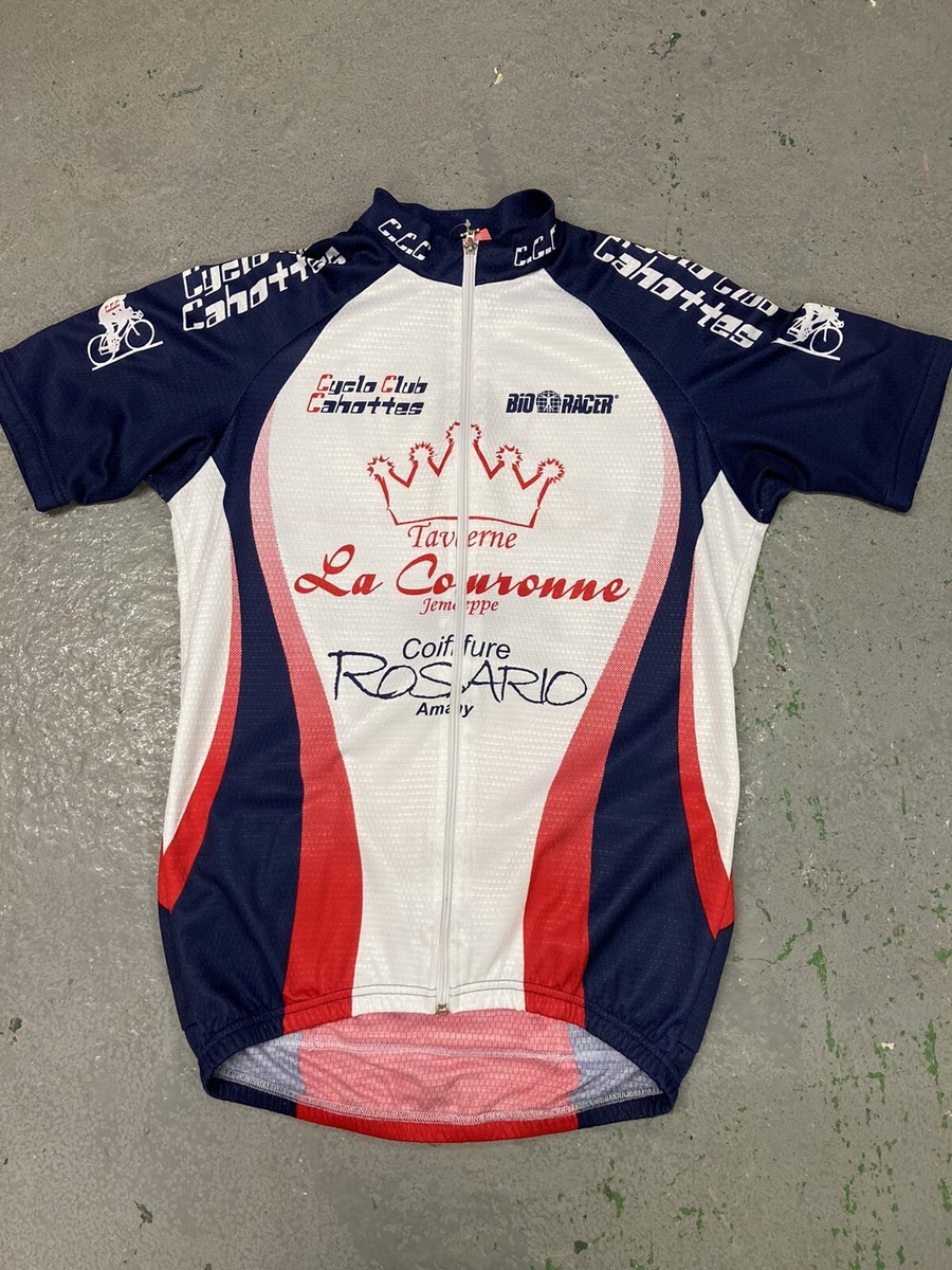 Cyclo Club Cahotttes Adam Smol Bid Racer Cycling Top Jersey Small 