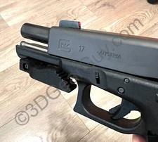 Recoil Control Thumb Rest, Fits Picatinny Rails for Glock, Ruger, Sig, FN S&W