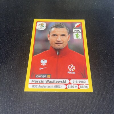 60 Marcin Wasilewski Poland Panini Euro 2012 PLATINUM Edition Sticker Anderlecht