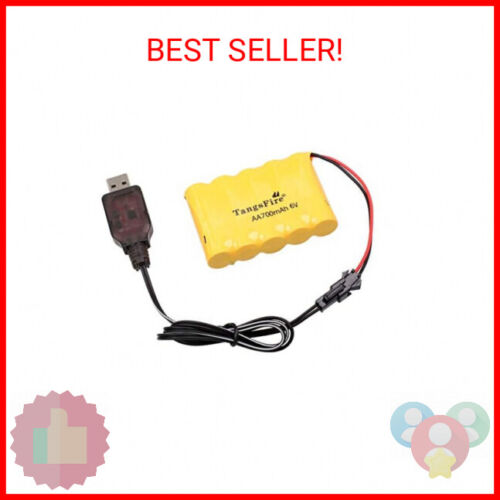 6V Battery 700mAh AA Rechargeable Ni-Cd SM 2P Plug Spare Batteries Packs RC Car - Picture 2 of 2