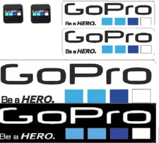 GoPro Hero Action Camera BOAT Decals Stickers Graphic Vinyl 6 Pcs BIG WATERPROOF