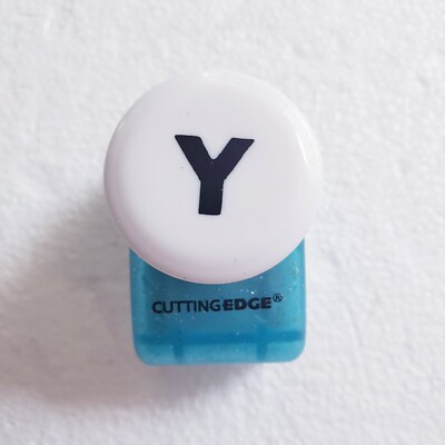 Cutting Edge Paper Punch Replacement Letter Y Crafting Scrapbooking 1 inch