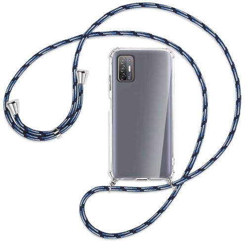 Collana (A) per HTC Desire 21 Pro Cover Custodia con Catena - Foto 16 di 79