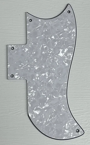 Pickguard Compatible For Fit Gibson SG 61 Reissue Style Guitar 4 Ply White Pearl