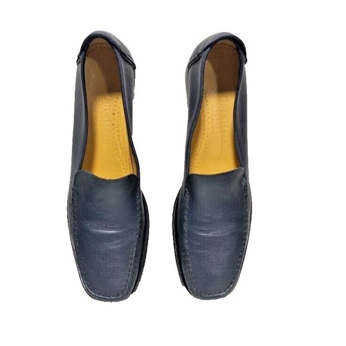 Cole Haan Grand Laser Driving Penny Loafer Mens 11.5 Blue/Black Leather Cole Haan Grand Laser Bit Driving Loafer In Navy Blazer  main image 2