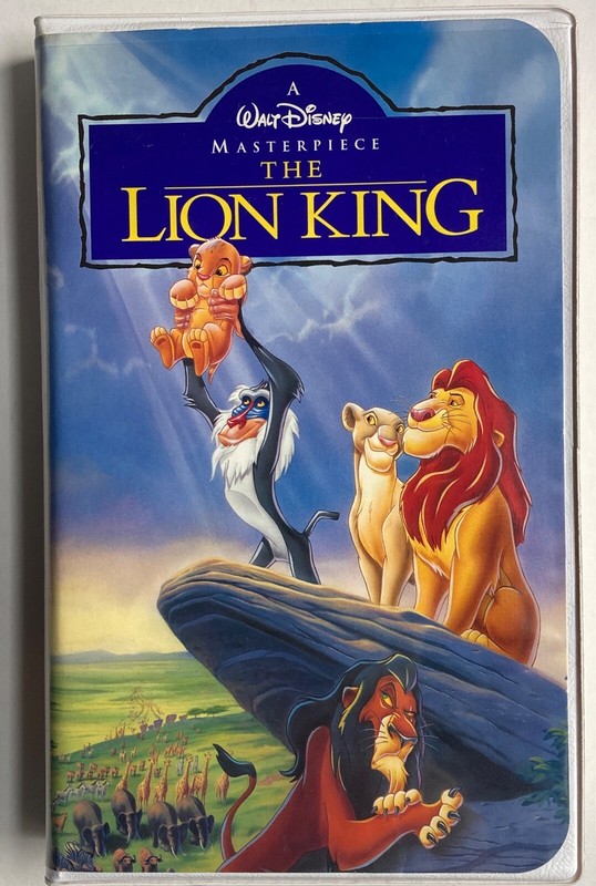 VTG Walt Disney Masterpiece Collection The Lion King Released in 1994 VHS 2977