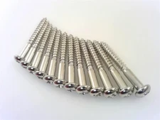 True Custom Shop® Nickel Tremolo Mounting Screws for Fender Strat 12 Pack