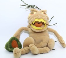 Vintage Walt Disney Pixar A Bug's Life Flea with Green Hat Hopper Bean Bag Plush